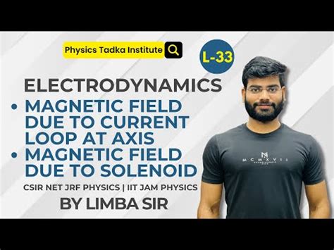 electromagnetic theory-lect-33- magnetic field due to solenoid and ...