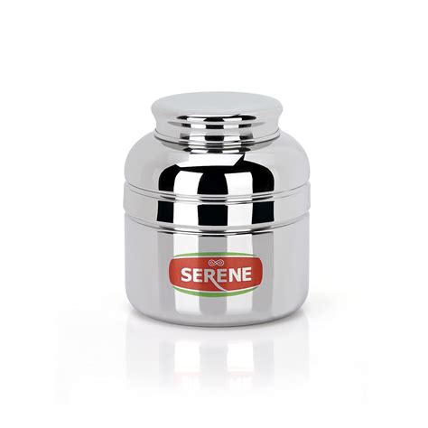 Buy Serene Stainless Steel Multipurpose Storage Kitchen Canister ...