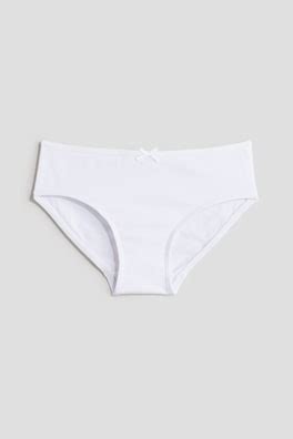 10-pack cotton briefs - Light yellow/Light pink - Kids | H&M IN