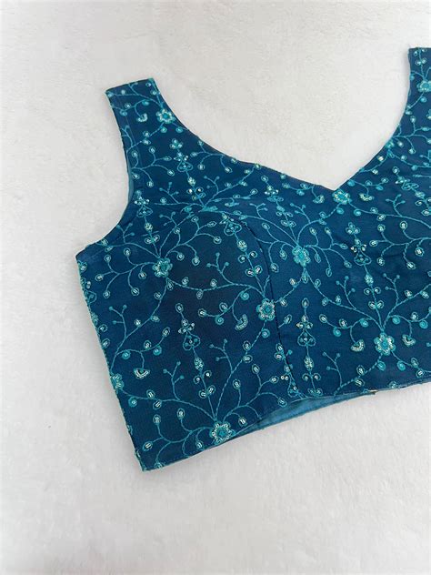 Gloaming viscose georgette Blue Blouse