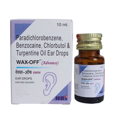 Wax-Off (Advance) Ear Drops 10ml Price, Uses, Side Effects, Composition ...