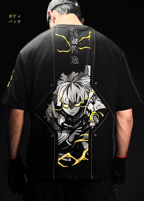 CONTRAST STITCHED / ZENITSU / OVERSIZED T-SHIRT – ZENIN