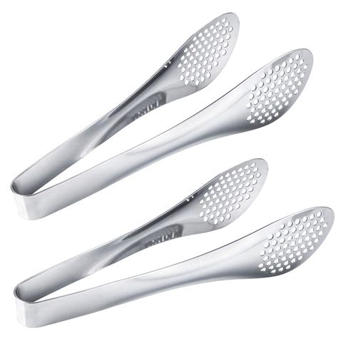 Buy BIGSUNNY 2 Pack Buffet Tongs, Stainless Steel Food Tongs Serving ...