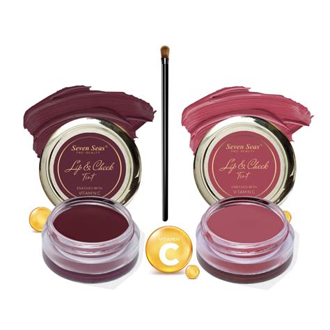 Buy Seven Seas Lips & Cheek Tint 2 Colors Combo Set | Matte Natural ...