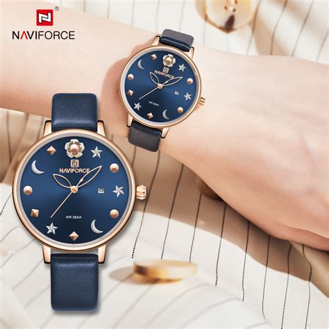 Naviforce 5009 Clock Ladies Watches Wrist Watch Brand Quartz Top Luxury ...