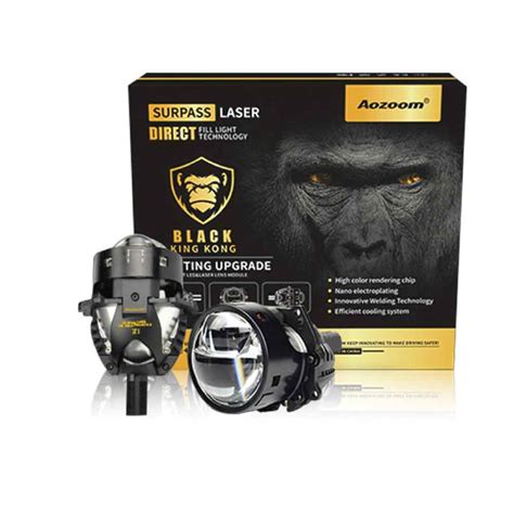 Aozoom Projector Light Black King Kong – Car Shala