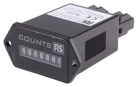 RS PRO | RS PRO Impulse Counter, 7 Digit, 10Hz, 24 V dc | 896-7043 | RS