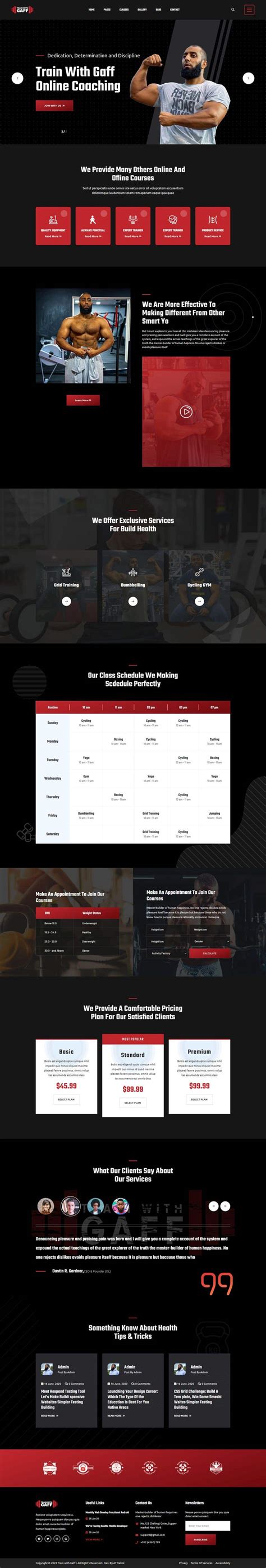 Entry #107 by atTanvir for Website Template Rebrand | Freelancer