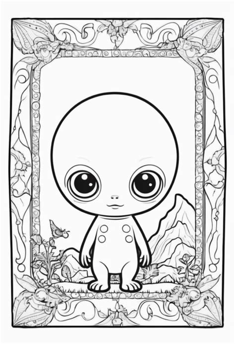 Image result for Alien Coloring Pages Preschool