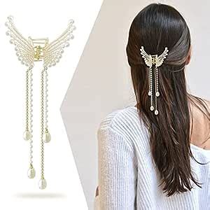 BIRDWARE hair clips for women hair clutcher girls claw big size metal ...