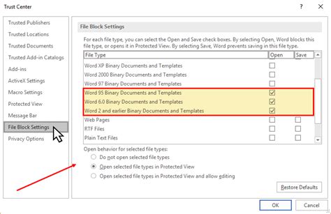 Image result for File Block Settings
