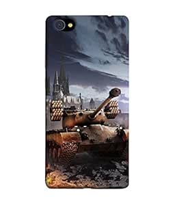 Fuson Designer Back Case Cover for Vivo X7 (Missile Launcher War Area ...