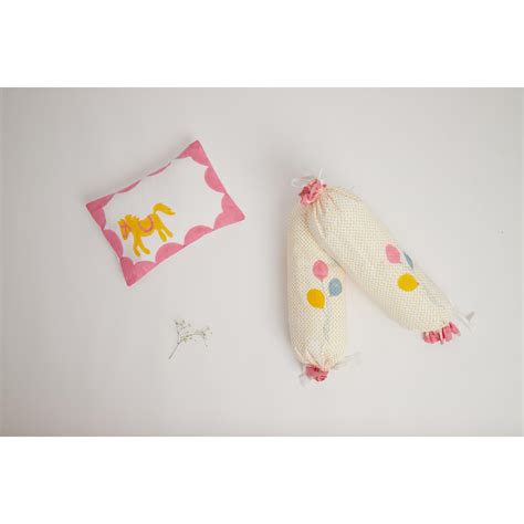 Masaya Pure Cotton Pillow & Bolster Set Circus - Pink – The Mom Store