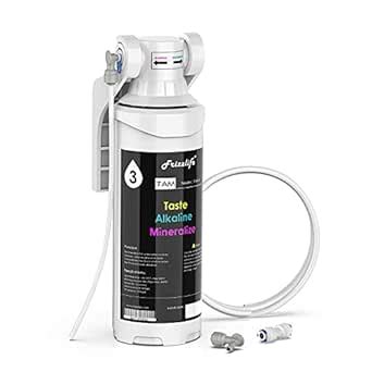 Frizzlife TAM3 Alkaline Remineralization Under Sink Inline Water Filter ...