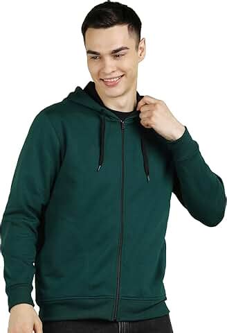 Amazon.in: Greens - Men's Sweatshirts & Hoodies / Men’s Winter Wear ...