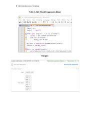 Image result for Python 6.18 Lab Word Frequencies
