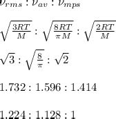 [Expert Verified] what is the ratio between root mean square speed ...
