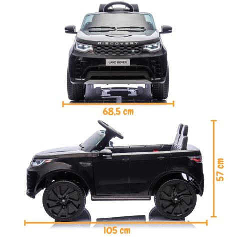 Land Rover Discovery Kids Car 12V - Black - Berghoff toys