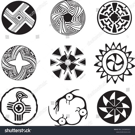 Native American Petroglyphs Symbols