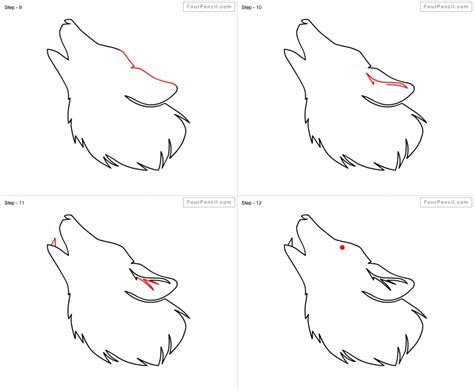 Wolf Drawing Step By Step Pencil at PaintingValley.com | Explore ...