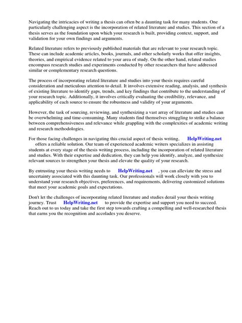 Image result for Example of Research Related Study