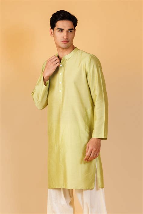 Pastel Green Men's Wear Kurta – Tilohri