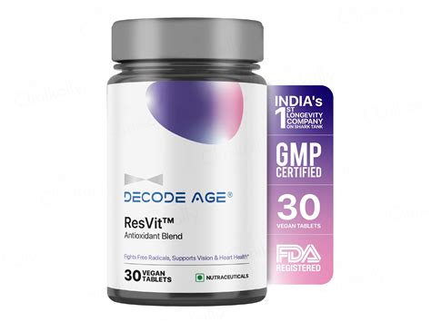 Buy Decode Age ResVit Antioxidant Vegan Tablet Online at Best Price ...