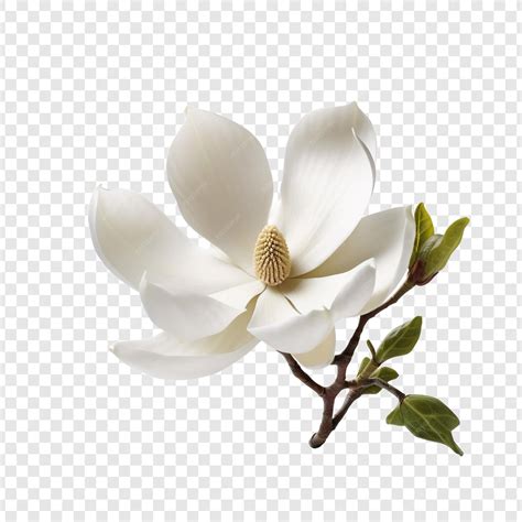 Magnolia flower png isolated on transparent background | Premium AI ...