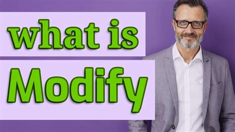 Image result for Modifying Definition