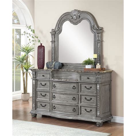 Glory Furniture Lucca G09105-D Dresser Gray - Walmart.com