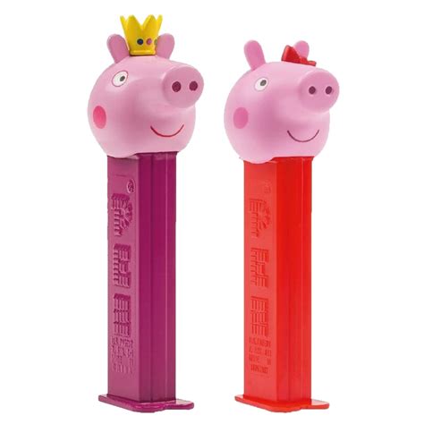 Buy PEZ Peppa Pig Candy Dispenser Set – Peppa Pig And Princess Peppa ...