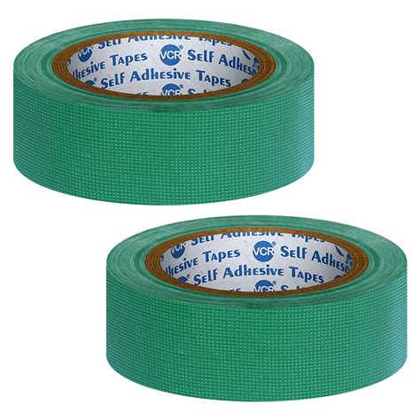 VCR Green Duct Tape - 18 Meters in Length 24mm / 1" Width - 2 Rolls Per ...