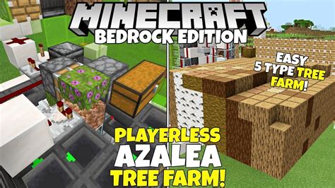 Image result for Minecraft Full Automatic Azalea Tree Farm Tutorial