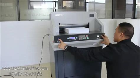 Digital Paper Cutter Machine - Excelam 500V9 / 19" Digital Programmable ...