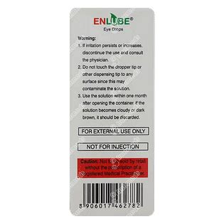 Enlube 1% Eye Drops 10 ML | Order Enlube 1 % Eye Drops 10 ML Online at ...