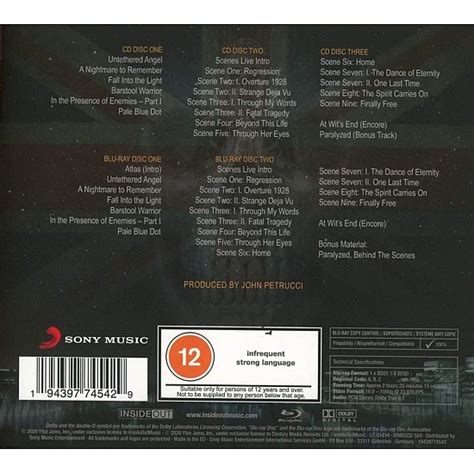 Dream Theater - Distant Memories Live In London 3 CD + 2 Bluray Disk ...