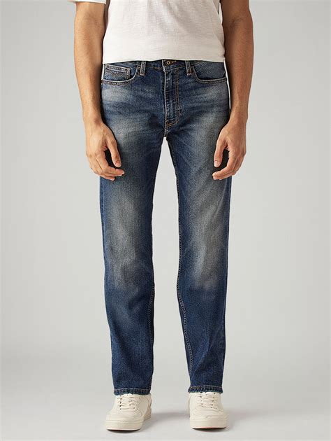 Men's 505 Blue Straight Fit Mid Rise Jeans – Levis India Store