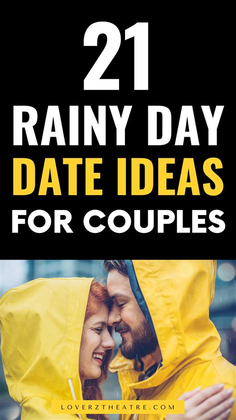 21 Rainy Day Date Ideas That'll Strengthen Your Love