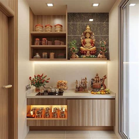 12 Beautiful Middle Class Indian Style Pooja Room Designs for Your Home ...