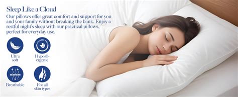 Zinnia Comfort Soft Microfiber Pillow | White | Basic Size 41 x 61 CM ...