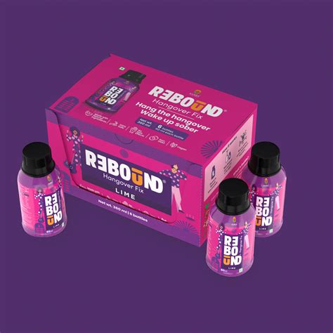 Rebound - 100% Natural Hangover Fix Drink • Pack of 6 | Rebound