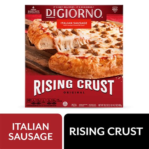 DiGiorno Pizza, Rising Crust, Original, Italian Sausage-Hero