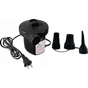Taran Electric Air Pump 110-240V AC 12V DC Inflator Deflator with 3 ...