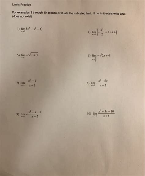 Image result for Limit Examples and Solutions