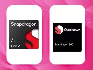 Snapdragon 4 Gen 2 vs Snapdragon 860 Comparison | Bajaj Finserv
