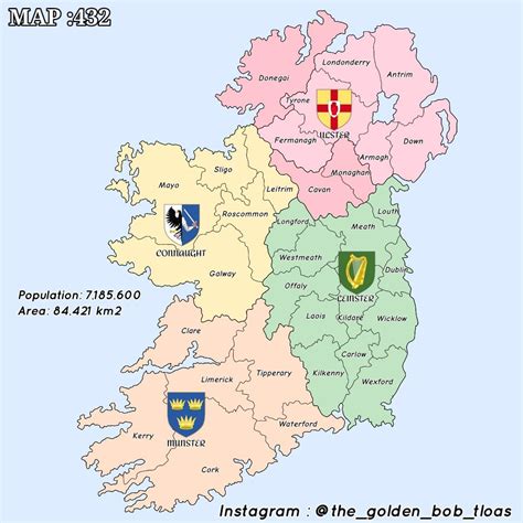 Map of Irish counties and provinces : r/MapPorn