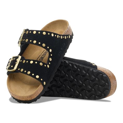 Arizona Rivet zamsz Black | BIRKENSTOCK