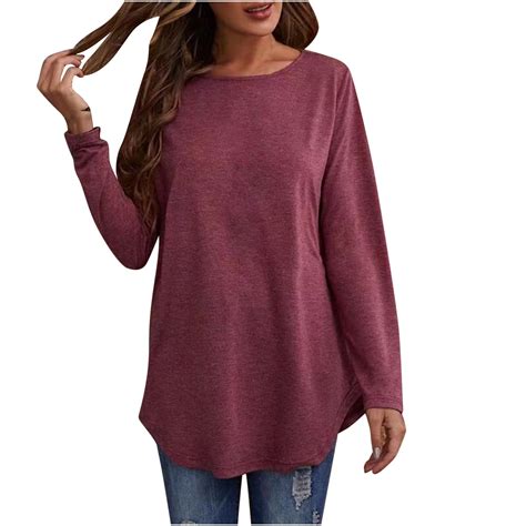My Items Long Sleeve Tshirt Women Summer Savings Women's Summer Casual ...