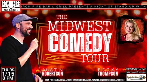 COMEDY Returns to Iron Fire at Horseshoe Bay! LIVE with the Midwest ...
