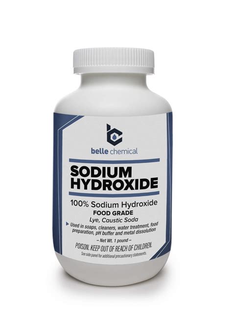 Buy Sodium Hydroxide - Pure - Food Grade (Caustic Soda, Lye) (1 Pound ...